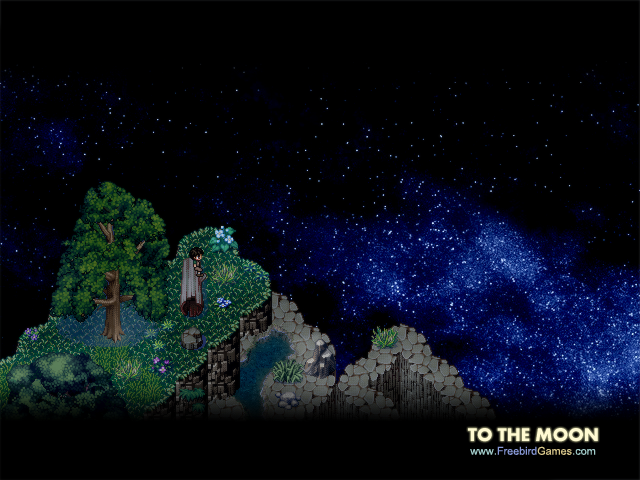 To the Moon video game promotional image