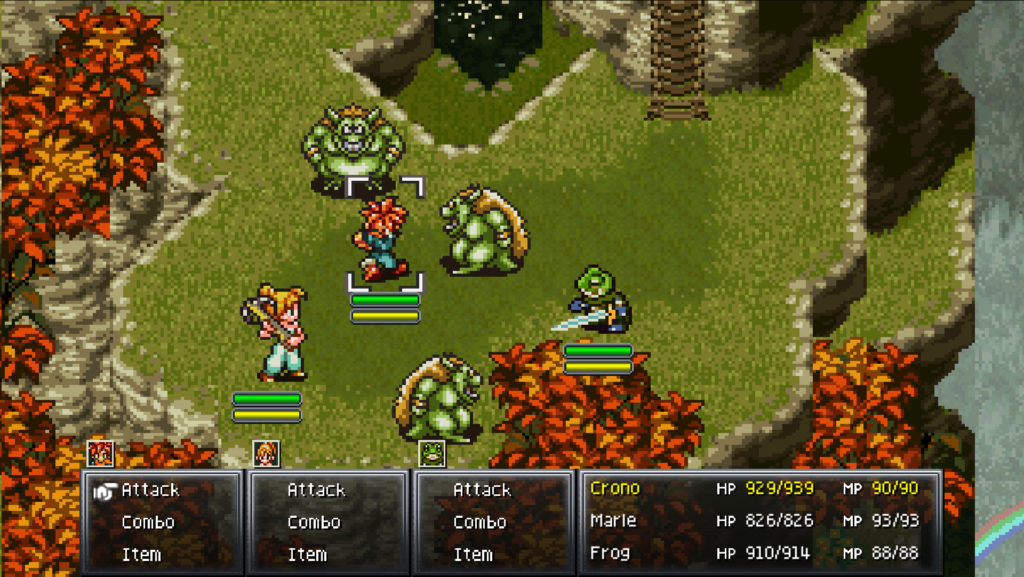 Chrono Trigger 600 AD battle scene